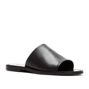 Frye Robin Leather Sandals, black size 9M
